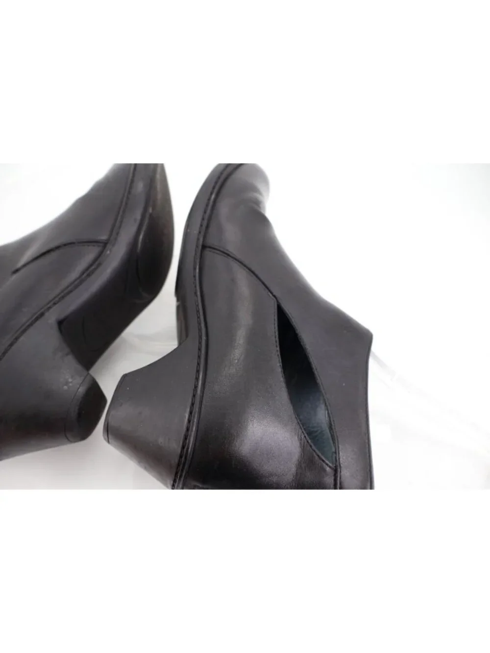 Dansko Women's Bonita Boots Size 38 7.5 Heel Black Leather Comfy Bootie Zip Up